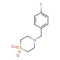 4-[(4-fluorophenyl)methyl]-1??-thiomorpholine-1,1-dione