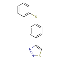 4-[4-(phenylsulfanyl)phenyl]-1,2,3-thiadiazole