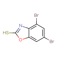 4,6-dibromo-1,3-benzoxazole-2-thiol