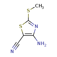 4-amino-2-(methylsulfanyl)-1,3-thiazole-5-carbonitrile