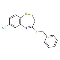 4-(benzylsulfanyl)-7-chloro-2,3-dihydro-1,5-benzothiazepine