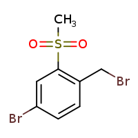 4-bromo-1-(bromomethyl)-2-methanesulfonylbenzene