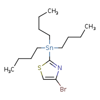 4-bromo-2-(tributylstannyl)-1,3-thiazole