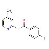 4-bromo-N-(4-methylpyridin-2-yl)benzamide