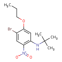 4-bromo-N-tert-butyl-2-nitro-5-propoxyaniline