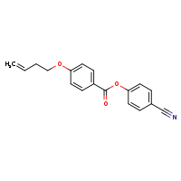 4-cyanophenyl 4-(but-3-en-1-yloxy)benzoate