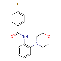4-fluoro-N-[2-(morpholin-4-yl)phenyl]benzamide