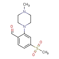 4-methanesulfonyl-2-(4-methylpiperazin-1-yl)benzaldehyde