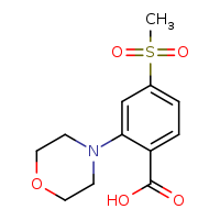 4-methanesulfonyl-2-(morpholin-4-yl)benzoic acid