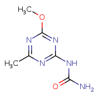 4-methoxy-6-methyl-1,3,5-triazin-2-ylurea