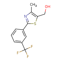 {4-methyl-2-[3-(trifluoromethyl)phenyl]-1,3-thiazol-5-yl}methanol