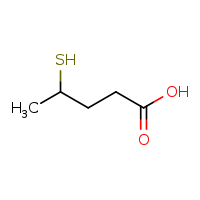 4-sulfanylpentanoic acid