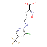 5-({[3-chloro-5-(trifluoromethyl)pyridin-2-yl]amino}methyl)-4,5-dihydro-1,2-oxazole-3-carboxylic acid