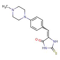 5-{[4-(4-methylpiperazin-1-yl)phenyl]methylidene}-2-sulfanylideneimidazolidin-4-one