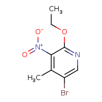 5-bromo-2-ethoxy-4-methyl-3-nitropyridine