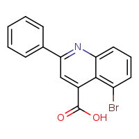 5-bromo-2-phenylquinoline-4-carboxylic acid