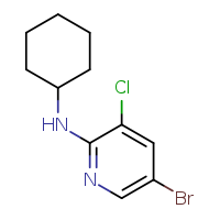 5-bromo-3-chloro-N-cyclohexylpyridin-2-amine