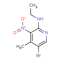 5-bromo-N-ethyl-4-methyl-3-nitropyridin-2-amine