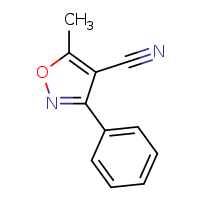 5-methyl-3-phenyl-1,2-oxazole-4-carbonitrile