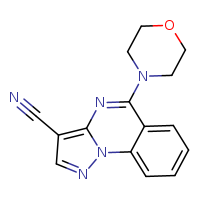 5-(morpholin-4-yl)pyrazolo[1,5-a]quinazoline-3-carbonitrile