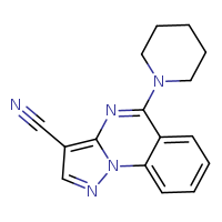 5-(piperidin-1-yl)pyrazolo[1,5-a]quinazoline-3-carbonitrile