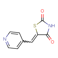 5-(pyridin-4-ylmethylidene)-1,3-thiazolidine-2,4-dione