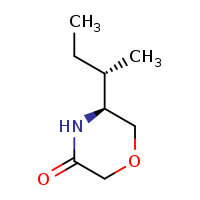 (5S)-5-[(2S)-butan-2-yl]morpholin-3-one