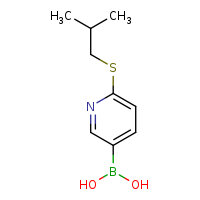 6-[(2-methylpropyl)sulfanyl]pyridin-3-ylboronic acid
