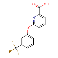 6-[3-(trifluoromethyl)phenoxy]pyridine-2-carboxylic acid