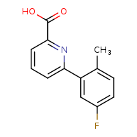 6-(5-fluoro-2-methylphenyl)pyridine-2-carboxylic acid
