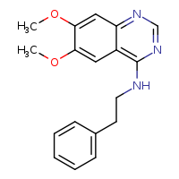 6,7-dimethoxy-N-(2-phenylethyl)quinazolin-4-amine