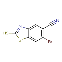 6-bromo-2-sulfanyl-1,3-benzothiazole-5-carbonitrile