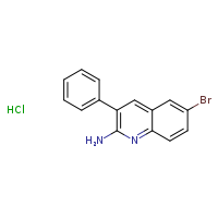 6-bromo-3-phenylquinolin-2-amine hydrochloride