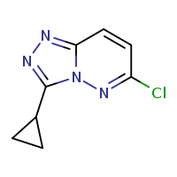 6-chloro-3-cyclopropyl-[1,2,4]triazolo[4,3-b]pyridazine
