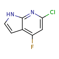 6-chloro-4-fluoro-1H-pyrrolo[2,3-b]pyridine