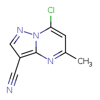 7-chloro-5-methylpyrazolo[1,5-a]pyrimidine-3-carbonitrile
