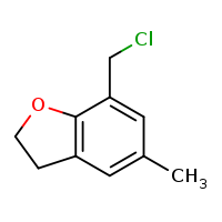 7-(chloromethyl)-5-methyl-2,3-dihydro-1-benzofuran