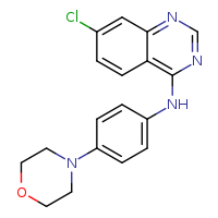 7-chloro-N-[4-(morpholin-4-yl)phenyl]quinazolin-4-amine