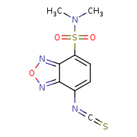 7-isothiocyanato-N,N-dimethyl-2,1,3-benzoxadiazole-4-sulfonamide