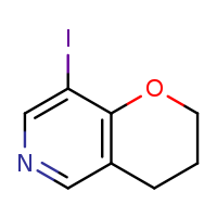 8-iodo-2H,3H,4H-pyrano[3,2-c]pyridine