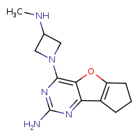 9-[3-(methylamino)azetidin-1-yl]-7-oxa-10,12-diazatricyclo[6.4.0.0²,?]dodeca-1(12),2(6),8,10-tetraen-11-amine
