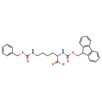 9H-fluoren-9-ylmethyl N-[(2S)-6-{[(benzyloxy)carbonyl]amino}-1-chloro-1-oxohexan-2-yl]carbamate