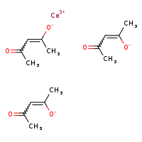 cerium(3+) bis((2Z)-4-oxopent-2-en-2-olate) 4-oxopent-2-en-2-olate