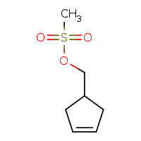 cyclopent-3-en-1-ylmethyl methanesulfonate