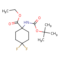 ethyl 1-[(tert-butoxycarbonyl)amino]-4,4-difluorocyclohexane-1-carboxylate