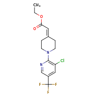 ethyl 2-{1-[3-chloro-5-(trifluoromethyl)pyridin-2-yl]piperidin-4-ylidene}acetate