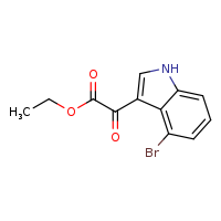 ethyl 2-(4-bromo-1H-indol-3-yl)-2-oxoacetate