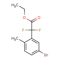 ethyl 2-(5-bromo-2-methylphenyl)-2,2-difluoroacetate