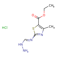 ethyl 2-[(hydrazinylmethylidene)amino]-4-methyl-1,3-thiazole-5-carboxylate hydrochloride