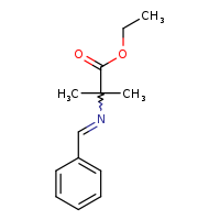 ethyl 2-methyl-2-[(phenylmethylidene)amino]propanoate